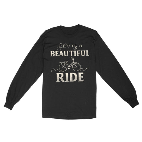 Cycling Shirt, Bicycle Shirt, Life Is A Beautiful Ride Shirt, Racing Biking Shirt, Biker Lover| JTS467