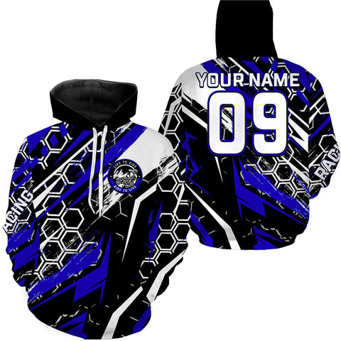 Adult Motocross Hoodie UV Custom Dirt Bike Hooded Jersey Off-Road Live To Ride Motorcycle Hoodie PDT442