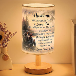 Husband Wife Fishing Table Lamp Gifts for Husband from Wife, Husband and Wife Fishing Lamp CTNL3