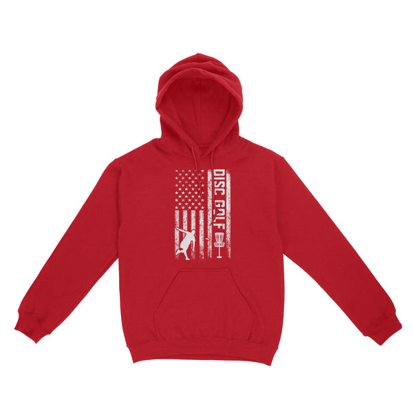 American flag Disc golf shirt, gift for disc golf lovers D01 NQS4614 hoodie