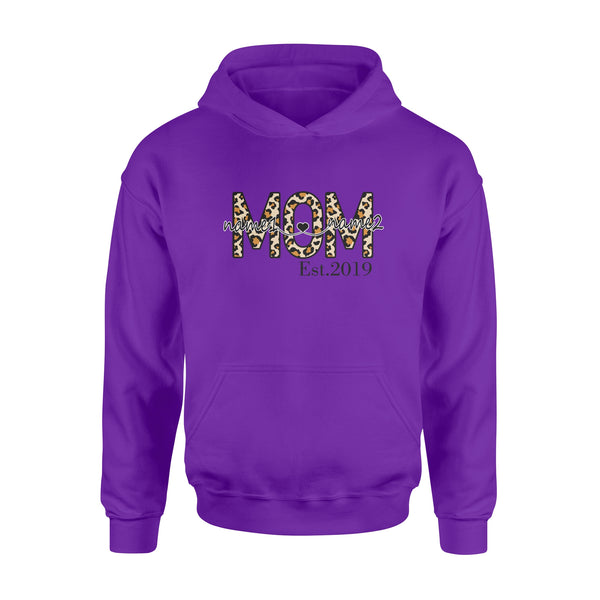 Custom kid name Mom Est shirt, Mother's day Shirt, Mother's Day Gift For Mom, Mother's Day Gift D05 NQS1594 - Standard Hoodie