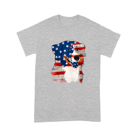 Bernese mountain dog mom American flag T-Shirt