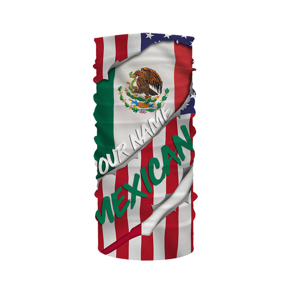 American Flag Mexican Flag Custom UV Long sleeves shirts, Patriotic fishing apparel TMTS010