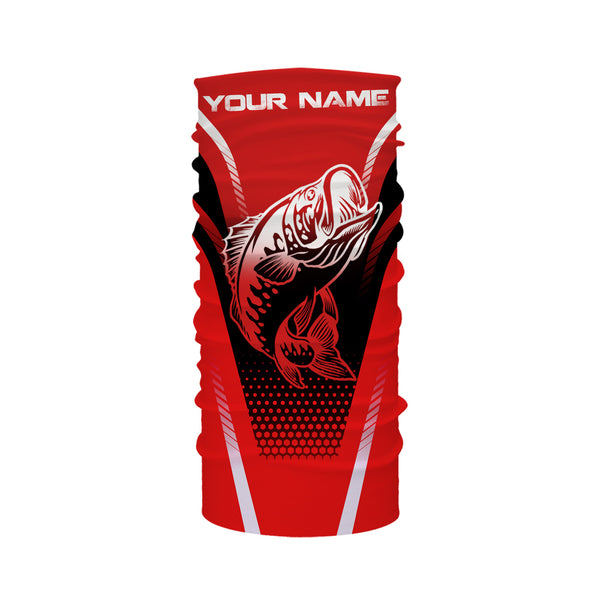 Bass Fishing Red Custom UV Protection All Over Printed Shirts Personalized Fishing apparel Fishing gifts for Men Women and Kid TMTS028