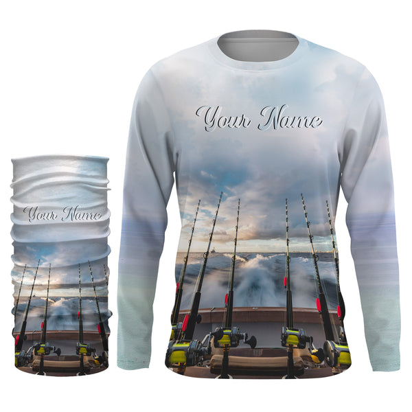 Summer Men’s T-Shirt 3D Fishing Pattern Custom Long Sleeves For Fishing Enthusiast TTN66