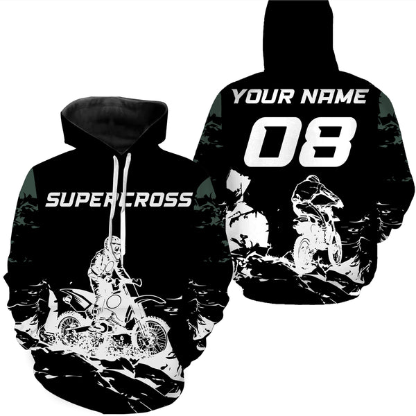 Personalized Supercross Jersey Custom All Over Print Motorcycle Riding Shirt Off-Road Dirt Bike Racing| NMS542