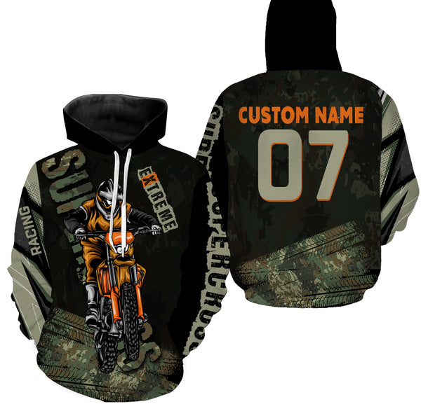 Camo Supercross Riding Jersey Personalized Number & Name Motorcycle Off-Road Dirt Bike Racing| NMS537