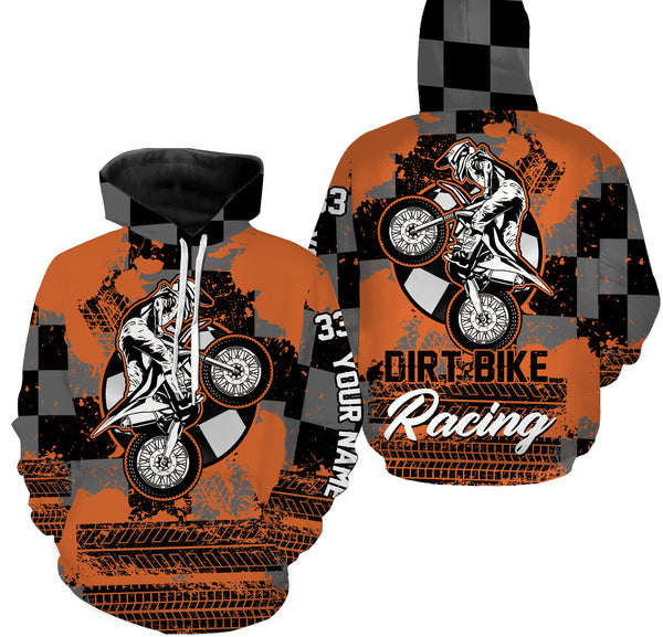 Dirt Bike Racing Personalized Long Sleeves, Hoodie, All Over Printed Off-road Racing Motocross Riders| NMS287