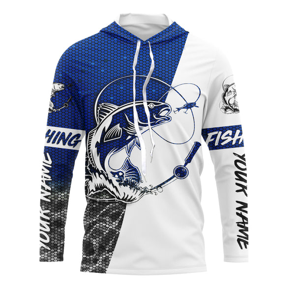 Redfish puppy Drum Custom UV Protection Fishing Shirts, Redfish Fishing jerseys | blue - IPHW2410