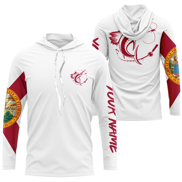 Florida Sailfish Tournament Fishing Shirts | FL Fishing Custom Long Sleeve performance Sailfish Fishing jerseys - IPHW1787