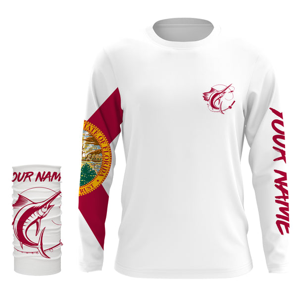 Florida Sailfish Tournament Fishing Shirts | FL Fishing Custom Long Sleeve performance Sailfish Fishing jerseys - IPHW1787