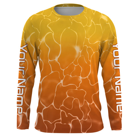 Redfish Puppy Drum Fish skin Custom Long sleeve performance Fishing shirts, Redfish Fishing jerseys IPHW3039