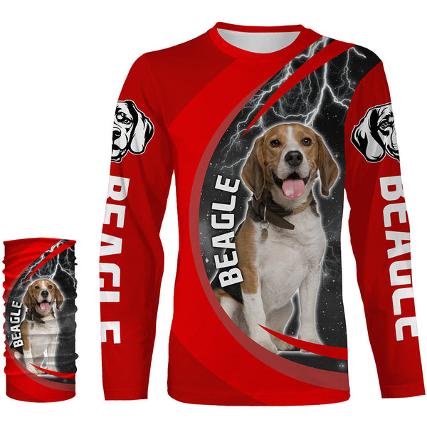 Beagle Dog Custom All over print Shirts, Beagle Dog jerseys for humans, Dog lovers gifts IPHW2567