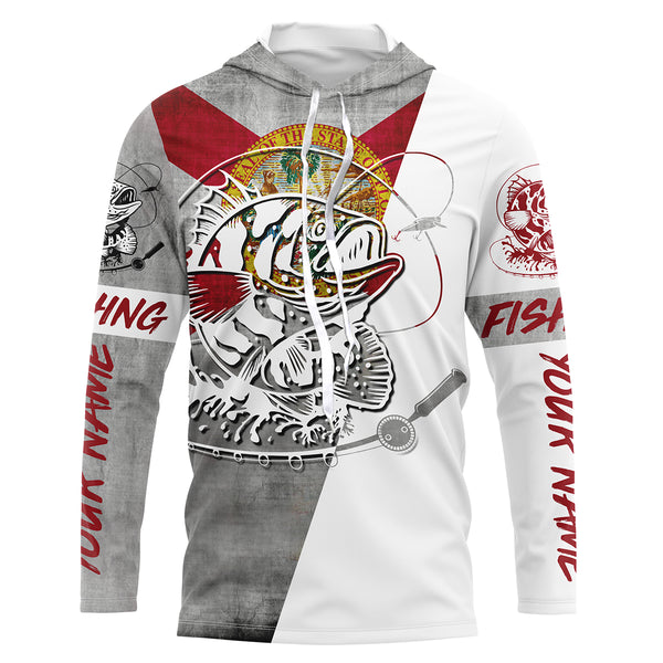 Florida Grouper Custom Long Sleeve performance Fishing Shirts, Grouper Fishing jerseys IPHW2900