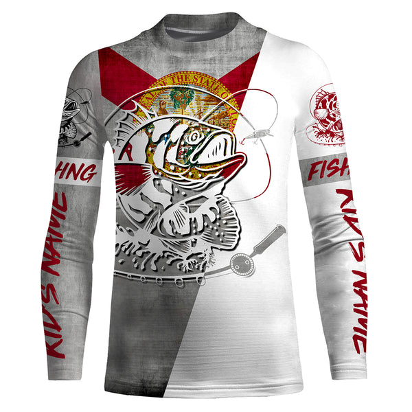 Florida Grouper Custom Long Sleeve performance Fishing Shirts, Grouper Fishing jerseys IPHW2900