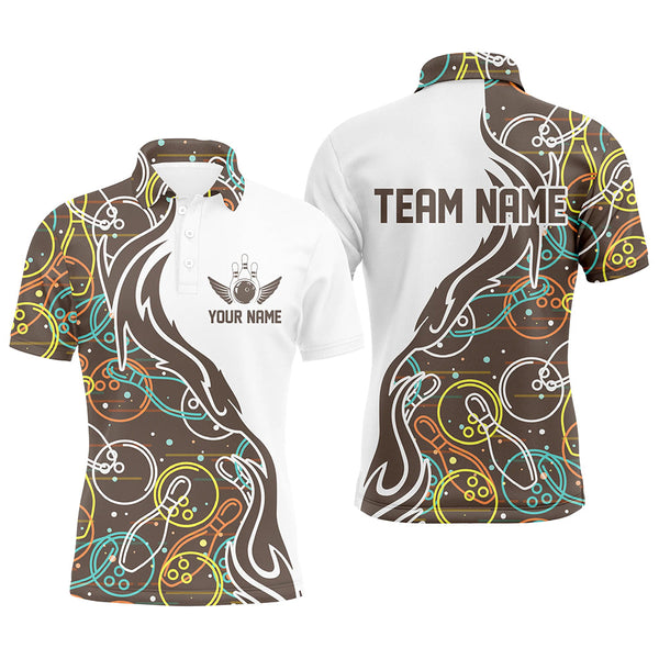 Custom Bowling Shirts For Men And Women, Personalized Bowling Team Jerseys IPHW4496