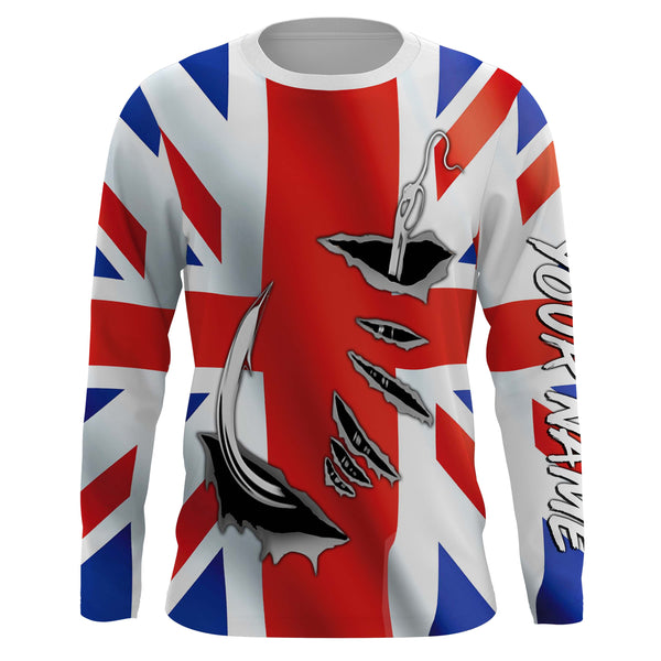 Fishing hook Australia  Flag Long Sleeve Fishing Shirts, Personalized Patriotic Fishing gifts for men IPHW2642