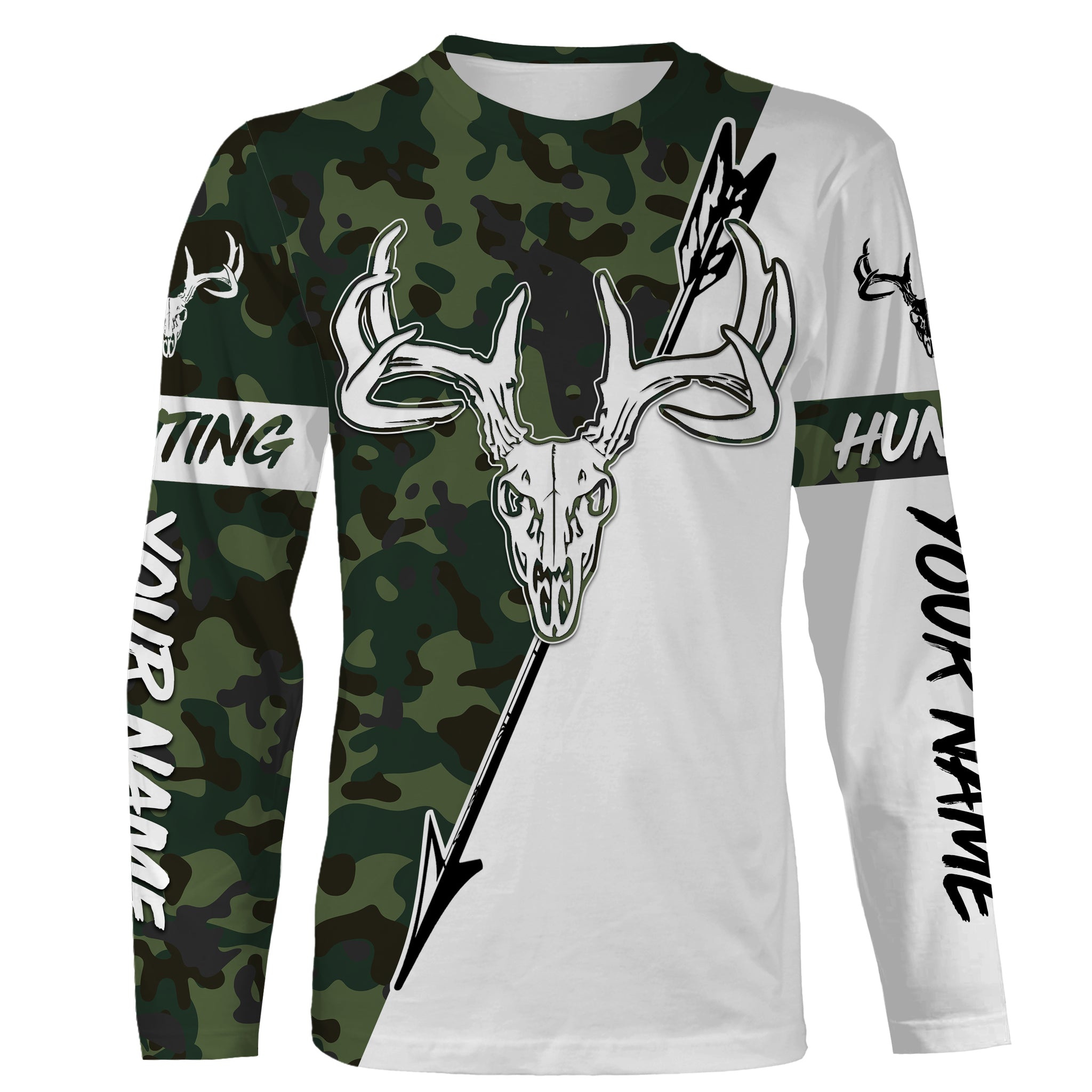 Deer Hunting Bow Hunter Hunting camo Custom All over print Shirts, Personalized Hunting gifts - IPHW1869