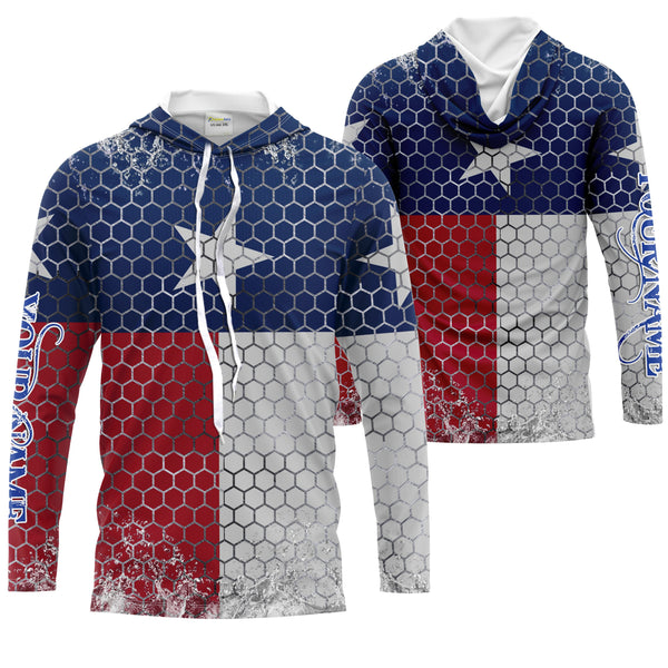 Texas Shirts Texas Flag Custom UV Long Sleeve Performance Shirts - Personalized Texas Clothing - IPHW1554