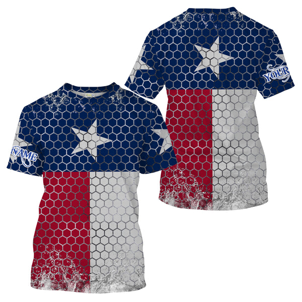 Texas Shirts Texas Flag Custom UV Long Sleeve Performance Shirts - Personalized Texas Clothing - IPHW1554