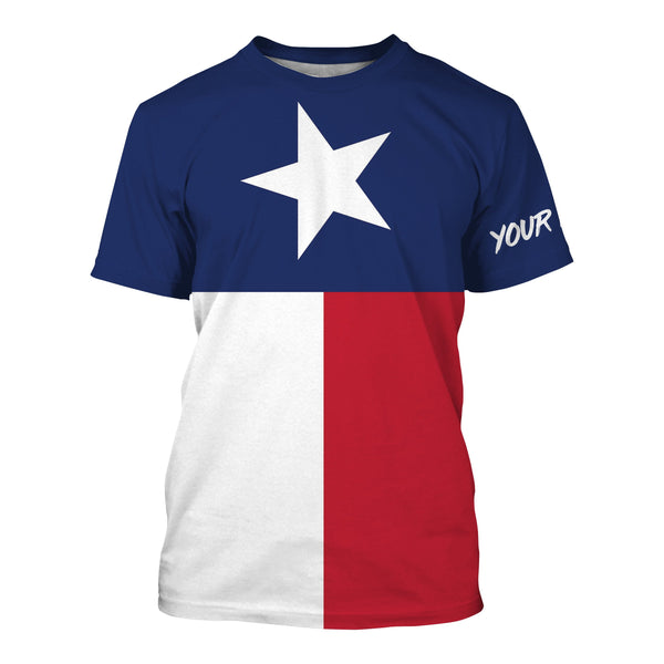 Texas Shirts Texas Flag Custom UV Long Sleeve Performance Shirts Personalized Texas Clothing IPHW733