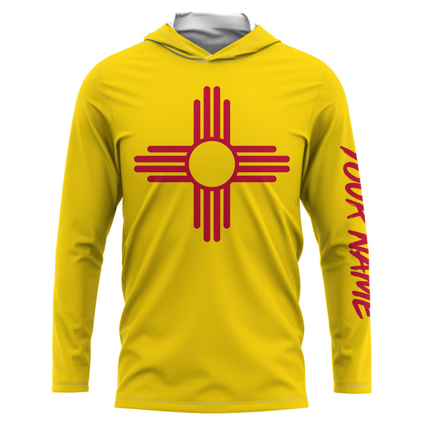 New Mexico Flag Custom UV Protection Long Sleeve Performance Shirts Patriotic Gifts IPHW734