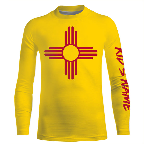 New Mexico Flag Custom UV Protection Long Sleeve Performance Shirts Patriotic Gifts IPHW734