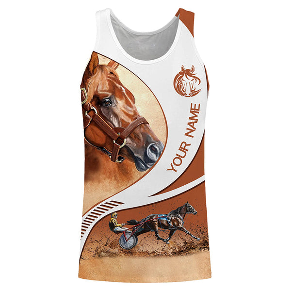 Harness racing custom name horse riding horse shirts, custom horse gift for men, women, kid NQS3995