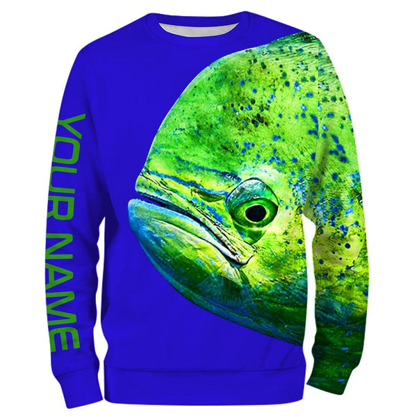 Mahi mahi ( Dorado) Fishing Saltwater Fishes Blue Ocean 3D All Over print shirts personalized fishing Gift for Adult and kid NQS573