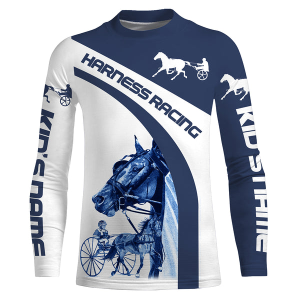 Harness racing custom name horse riding horse shirts, custom horse gift for men, women, kid NQS3058