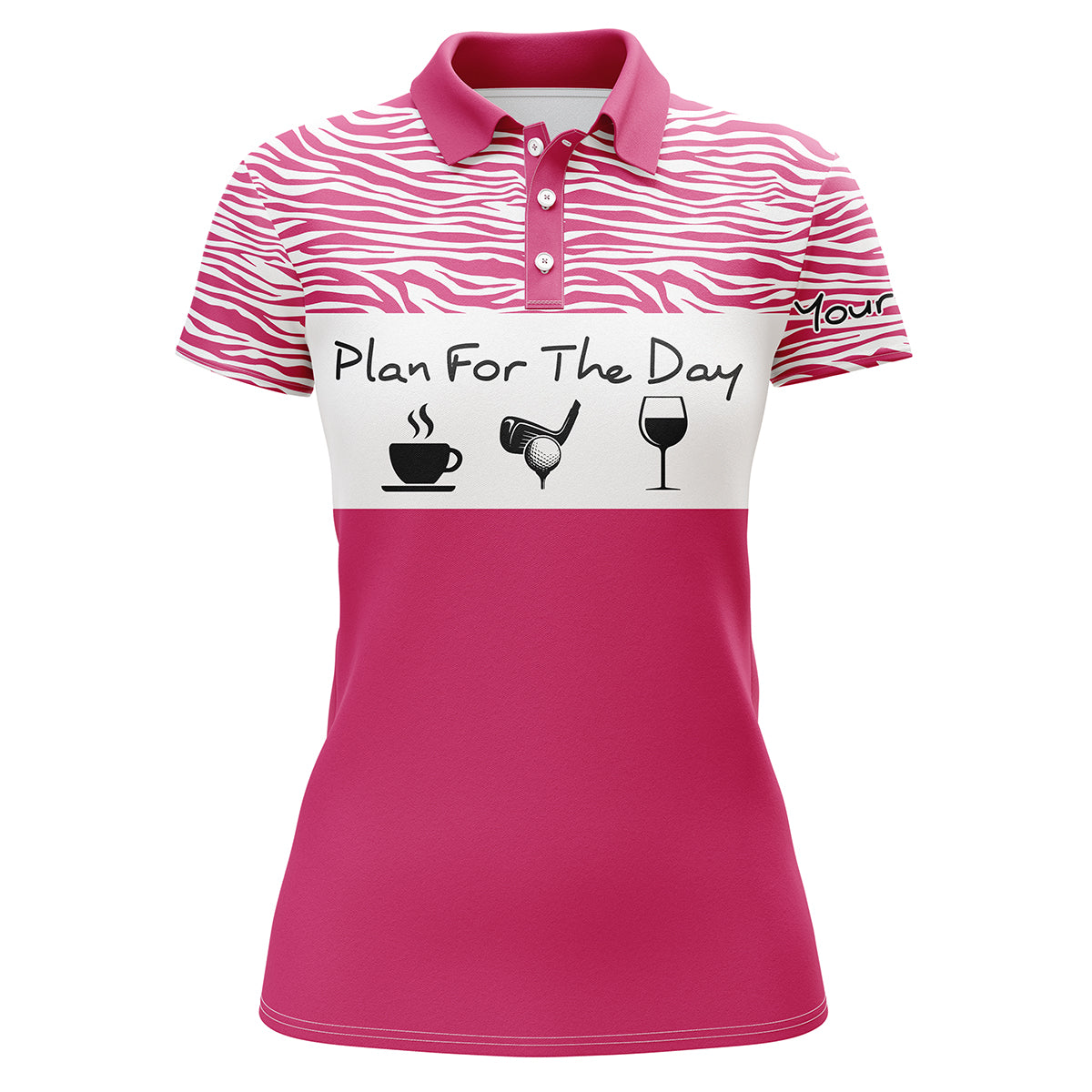 Funny Womens golf polo shirt plan for the day custom name golf shirt, womens golf gift ideas NQS3479