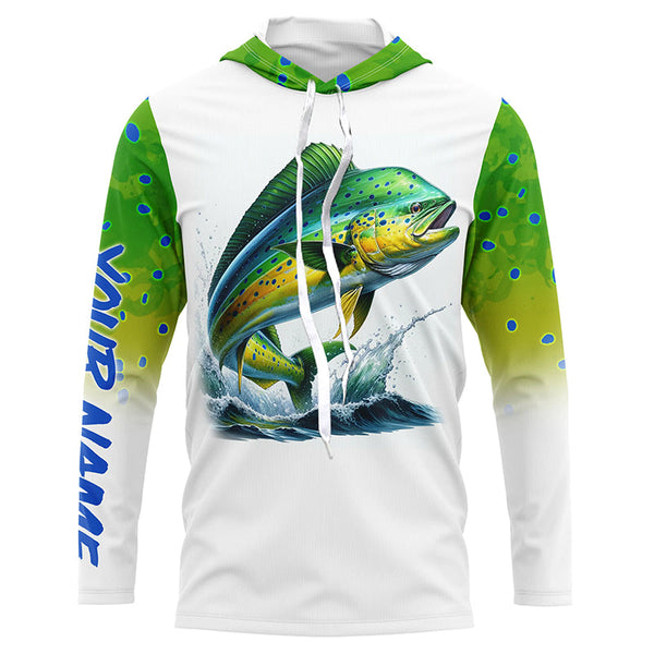 Mahi Mahi Dorado fishing Customized Name 3D All Over print shirts NQS529