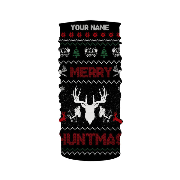 Deer hunter Merry huntmas custom funny ugly Christmas sweatshirt all over printed shirts, hunter gift NQS4174