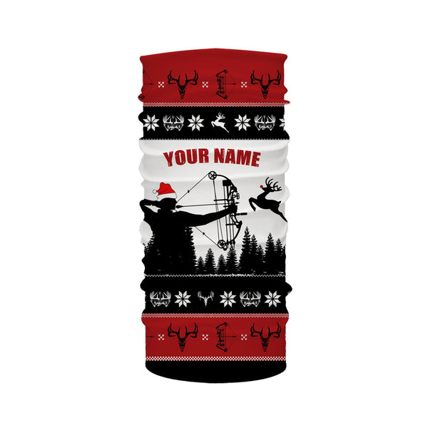 Deer hunter santa custom name funny ugly Christmas sweatshirt all over printed shirts, Christmas gift NQS4175