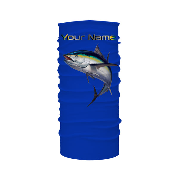 Tuna fishing blue ocean tuna fish scales saltwater fishing Custom Name 3D All over printed Fishing Shirts UV protection UPF 30+ NQS2536