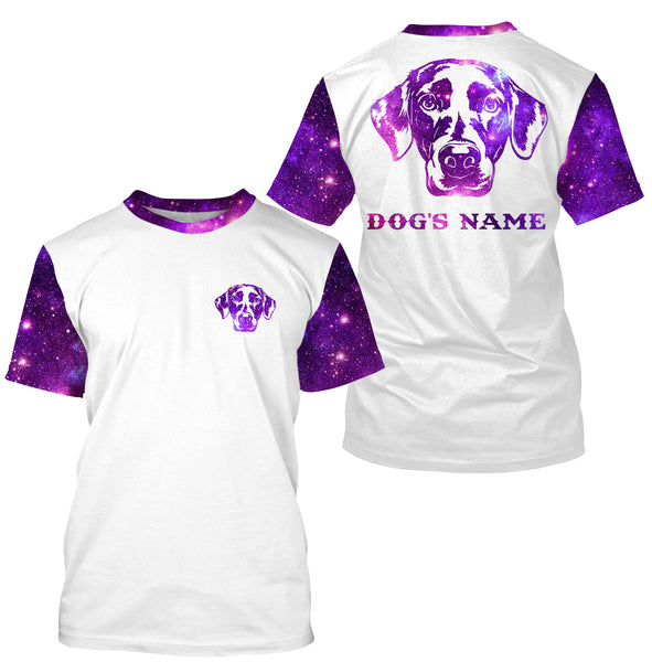 Galaxy Labrador Retriever Dog Customized Name Shirt, Hoodie, T-shirt - Personalized Gift for Lab Lovers FSD2851