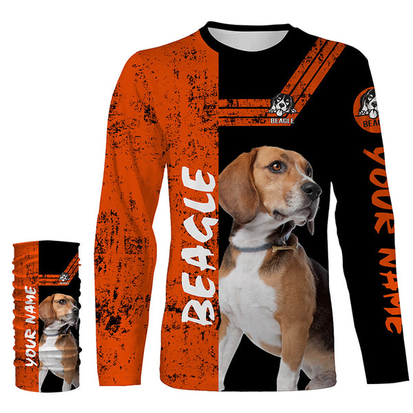 Beagle Hunting Dog Customize Name 3D All over printed Shirts, Gifts for Beagle Dog Lovers FSD3475