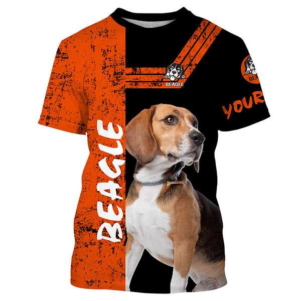 Beagle Hunting Dog Customize Name 3D All over printed Shirts, Gifts for Beagle Dog Lovers FSD3475