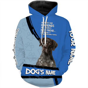 German Shorthaired Pointer GSP 3D All over printed Shirt, Funny Dog Saying shirt, Personalized Gift FSD3740