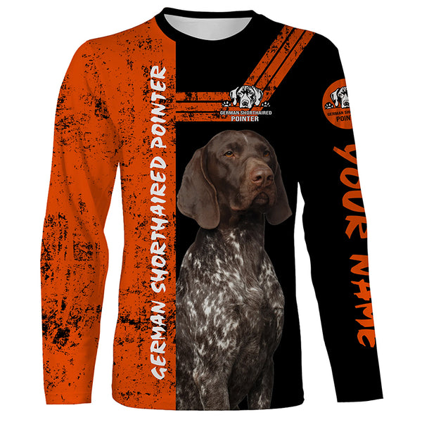 German Shorthaired Pointer GSP Dog breed Custom All over print Shirts, Hunting dog Gifts for Men/women FSD3738