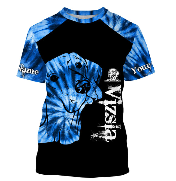 Personalized Vizsla dog tie dye 3D All over printed Shirts - Gifts for Vizsla dog lovers FSD3892