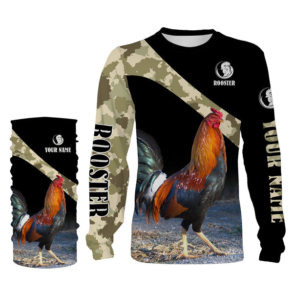 Beautiful Rooster custom name 3D All over print T Shirt, Hoodie, Long sleeve, Sweatshirt - FSD1518