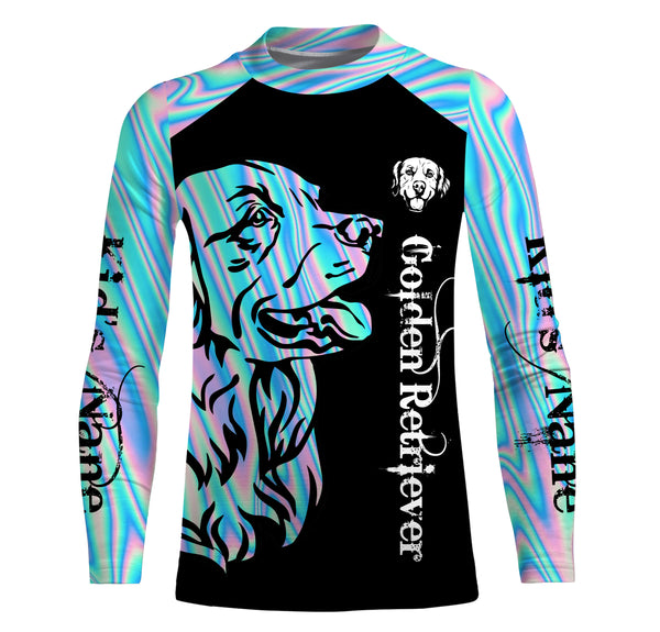 Golden Retriever Galaxy 3D All over printed T-shirt, Hoodie, Long Sleeve - Gifts for Golden dog lovers Men women and Kid FSD2821