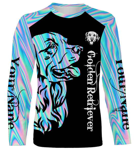 Golden Retriever Galaxy 3D All over printed T-shirt, Hoodie, Long Sleeve - Gifts for Golden dog lovers Men women and Kid FSD2821