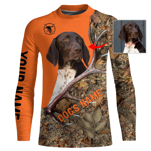 Personalized hunting Dog's image and Name 3D All over print shirts, Personalized gifts FSD3877