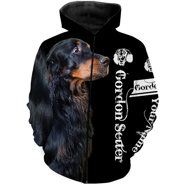 Gordon Setter 3D All Over Printed Shirts, Hoodie, T-shirt Personalized Gifts for Setter Dog Lovers FSD3699