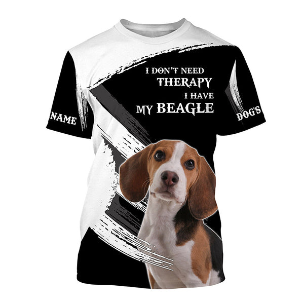 Beagle funny Dog saying shirts Customize Name Full print t shirt, hoodie, Gift for beagle lovers FSD3474