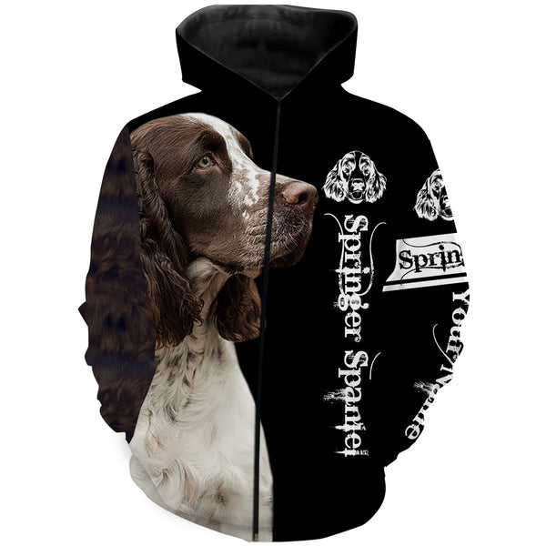 English Springer Spaniel 3D All Over Printed Shirts, Hoodie, T-shirt Springer Spaniel Dog Gifts for Dog Lovers FSD2699