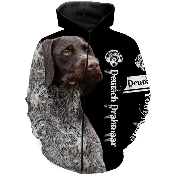 Deutsch Drahthaar Custom Name 3D All Over Printed Shirts, Hoodie, T-shirt Drahthaar Dog Gifts for Dog Lovers FSD2700