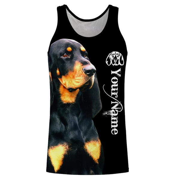 Black and Tan Coonhound 3D All Over Printed Shirts, Hoodie, T-shirt Coonhound Dog Personalized Gifts for hound Lovers FSD2889